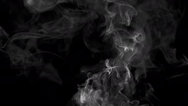 Realistic Smoke Clouds Alpha Channel Dry Ice Smoke Storm Atmosphere — Stock Video