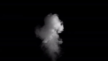 Farklı projeler için alfa kanalı Dry Ice Smoke Storm Atmosfer Sis Örtüsü (video Arkaplanı) ile Gerçekçi Duman Bulutları