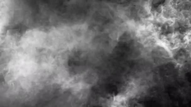 Realistyczne Chmury Dymne Kanałem Alfa Dry Ice Smoke Storm Atmosphere — Wideo stockowe