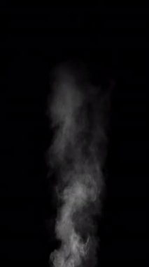 Farklı projeler için alfa kanalı Dry Ice Smoke Storm Atmosfer Sis Örtüsü (video Arkaplanı) ile Gerçekçi Duman Bulutları