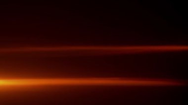 Sinema kamerasında yüksek kaliteli anamorfik mercek fişeği görüntüsü. 4K görüntülerini izole ettim. Işık sızıntısı mercek parlaması.