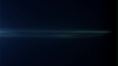 Sinema kamerasında yüksek kaliteli anamorfik mercek fişeği görüntüsü. 4K görüntülerini izole ettim. Işık sızıntısı mercek parlaması.