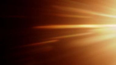 Sinema kamerasında yüksek kaliteli anamorfik mercek fişeği görüntüsü. 4K görüntülerini izole ettim. Işık sızıntısı mercek parlaması.