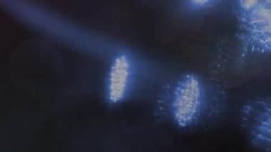 4k UltraHD. Işık sızıntısı ve bokeh. Üst üste