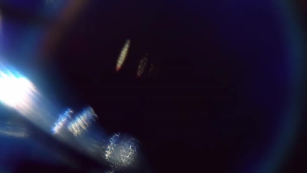 4k UltraHD. Fuite de lumière et bokeh. Recouvrement
