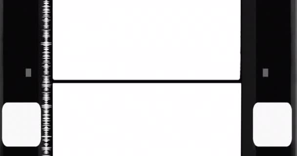 Carrete Desorden Película Edad Grano Material Archivo Los Símbolos Ruido — Vídeo de stock