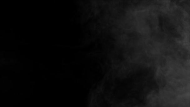 Bodenrealistische Rauchwolken Von Oben Mit Alphakanal Trockeneis Rauch Sturm Atmosphäre — Stockvideo
