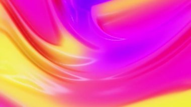 Renkli soyut akışkan dalgalar hareketli dijital tasarım. Kusursuz döngü. Video canlandırması