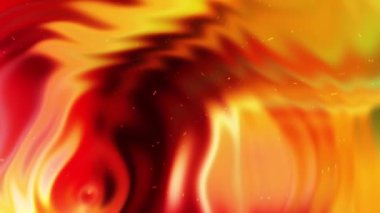 Değişen çok renkli renk dalgalarının soyut arkaplanı. Dalga renklerinin 3 boyutlu animasyonu, holografik renkler, dokular, dalgalanmalar.