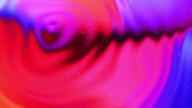 Değişen çok renkli renk dalgalarının soyut arkaplanı. Dalga renklerinin 3 boyutlu animasyonu, holografik renkler, dokular, dalgalanmalar.