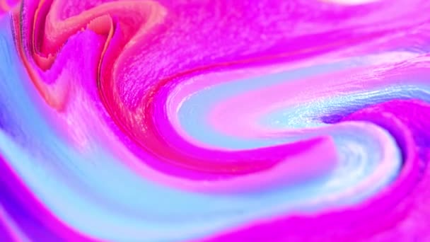 Design Digital Movimento Ondas Fluido Abstratas Coloridas Looping Sem Costura — Vídeo de Stock