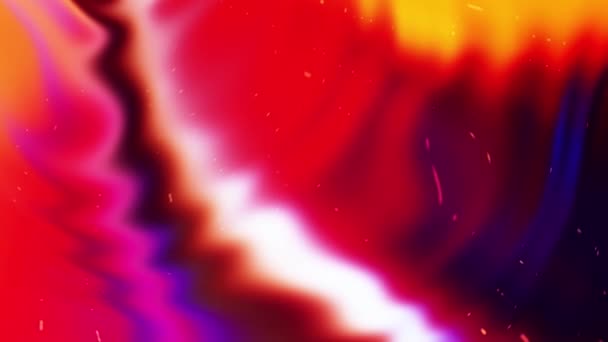 Абстрактний Фон Рухомих Різнокольорових Хвиль Кольорів Анімація Кольорів Хвиль Голографічні — стокове відео