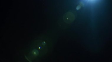 Objektife yansıyan ışığın etkisi. 4k klasik ışık.