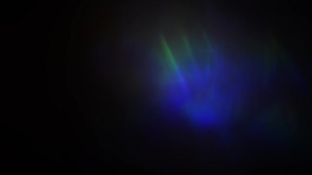 Effetto Una Spruzzata Luce Nella Lente — Video Stock