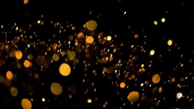 Bokeh Parçacık 3D Halı Alt Yüzey Canlandırması. VFX efektleri