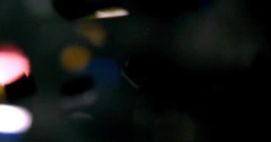 Confetti Partikülleri Soyut Arkaplan Parlak Bokeh, Golden Progressive Partikül Bookeh arkaplan.