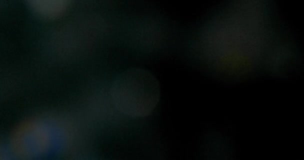 Конфетти Частицы Абстрактный фон с сияющим боке, золотой прогрессивной частицей буке фон . — стоковое видео
