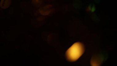 Renkli Bokeh ve Işık Efekti, kompozisyonunuzda kullanmak için tahıl etkisi ile Bokeh Işık Efekti