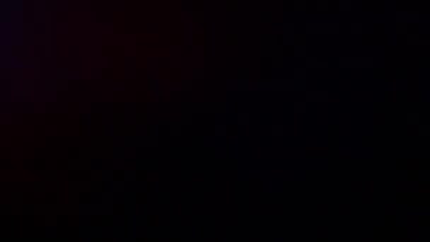 Effetti bokeh luminoso, colorato, vetro spettrale sovrapposizione perdite di luce - vere e proprie sovrapposizioni di vetro della fotocamera da bokeh bokeh bolle rotonde a strisce diritte da utilizzare come sovrapposizione o transizione scena — Video Stock