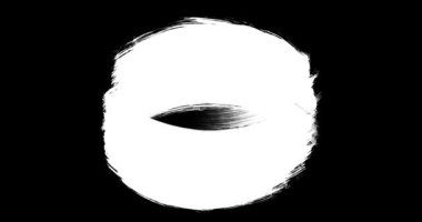 Soyut boya fırçası vuruşu siyah beyaz geçiş arkaplanı, boya sıçraması animasyonu. Fırça darbesi siyah ve beyaz geçiş arkaplanı.