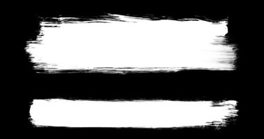 Soyut boya fırçası vuruşu siyah beyaz geçiş arkaplanı, boya sıçraması animasyonu. Fırça darbesi siyah ve beyaz geçiş arkaplanı.