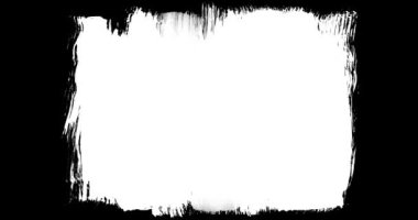 Soyut boya fırçası vuruşu siyah beyaz geçiş arkaplanı, boya sıçraması animasyonu. Fırça darbesi siyah ve beyaz geçiş arkaplanı.