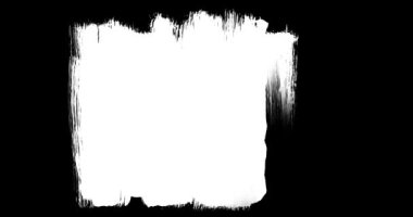Soyut boya fırçası vuruşu siyah beyaz geçiş arkaplanı, boya sıçraması animasyonu. Fırça darbesi siyah ve beyaz geçiş arkaplanı.