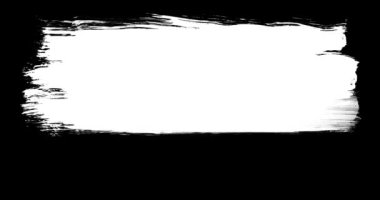 Soyut boya fırçası vuruşu siyah beyaz geçiş arkaplanı, boya sıçraması animasyonu. Fırça darbesi siyah ve beyaz geçiş arkaplanı.