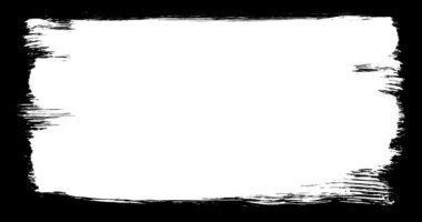 Soyut boya fırçası vuruşu siyah beyaz geçiş arkaplanı, boya sıçraması animasyonu. Fırça darbesi siyah ve beyaz geçiş arkaplanı.