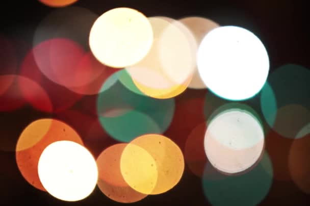 Astratto sfondo Bokeh (multicolore) — Video Stock