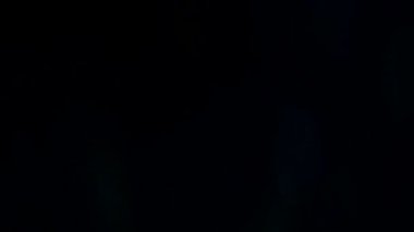 Anamorfik lens patlaması. FHD çözünürlük ışıkları arka plan