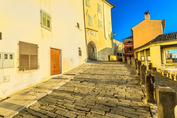 Plaza Antigua Calle Motovun Vistas Panorámicas Centro Histórico Ciudad Motovun — Foto de Stock