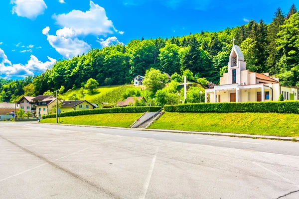 Zagorje colorful picturesque scenery. / Colorful picturesque scenery in famous Zagorje region, springtime.