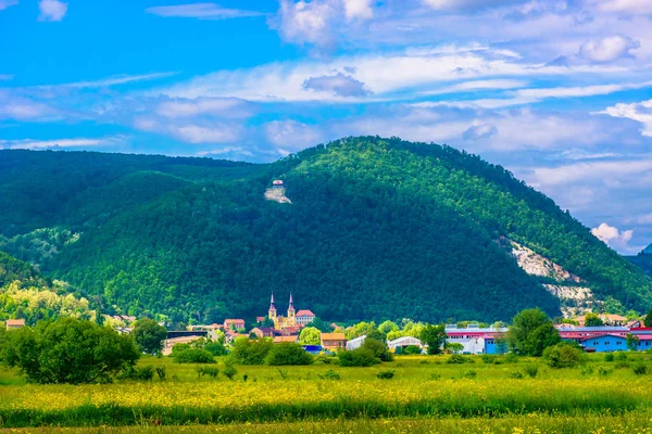 Pregrada Zagorje Області Краєвид Мальовничим Видом Малі Міста Pregrada Zagorje — стокове фото