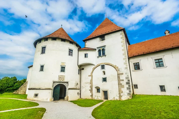 Architecture Baroque Varazdin City Scenic View Architectural Details Famous Landmark — Stock Photo, Image