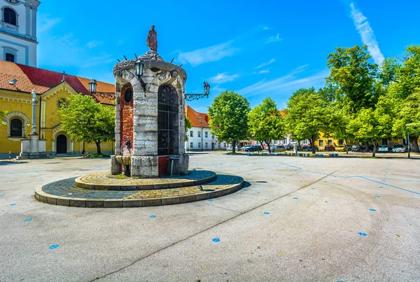 Stare Miasto Karlovac Banija Malowniczy Widok Pomnik Stary Mieście Karlovac — Zdjęcie stockowe