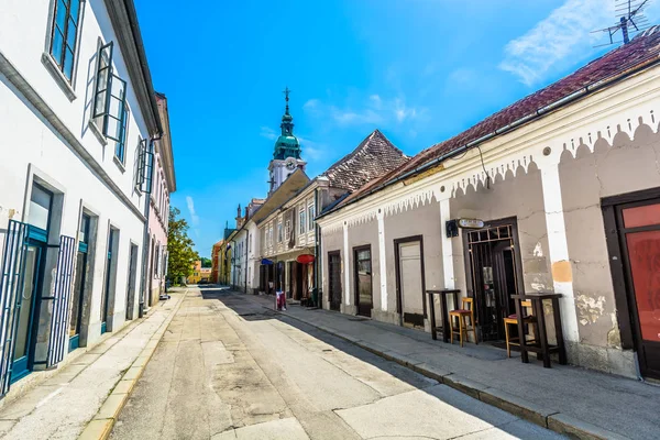 Cidade Karlvoac Ruas Antigas Karlovac Cidade Croácia Central Lugares Viagem — Fotografia de Stock