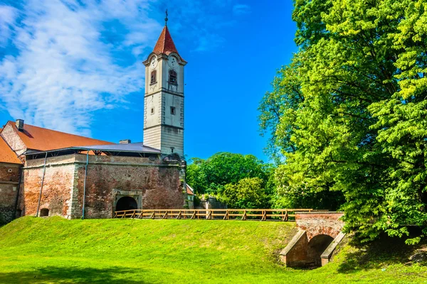 Cakovec Oude Stad Kroatië Schilderachtig Uitzicht Het Centrum Van Kleurrijke — Stockfoto