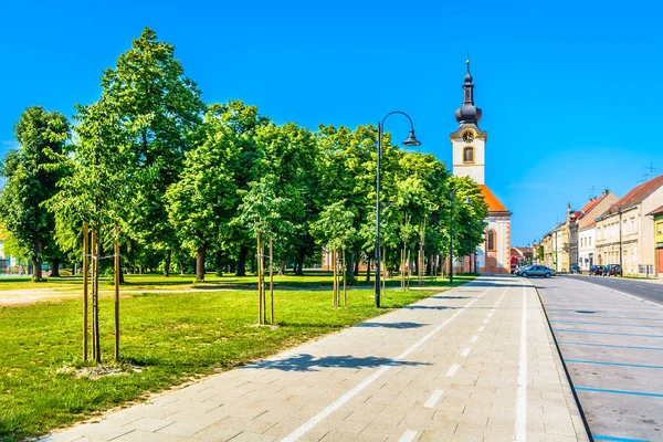 Κέντρο Πόλης Koprivnica Κροατία Γραφική Θέα Στο Κέντρο Της Koprivnica — Φωτογραφία Αρχείου