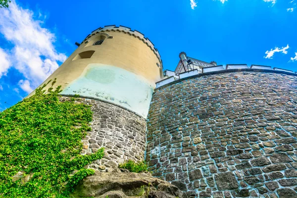トラコシチャン建築石を表示します トラコシチャン クロアチア北部 地域の人気観光地の絵のような中世の城砦で風光明媚なビュー — ストック写真