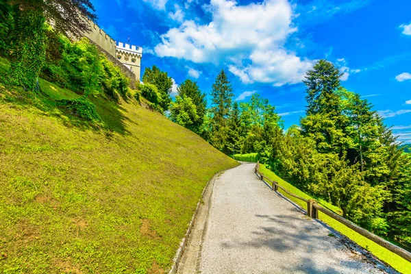 Parque Natural Trakoscan Paisagem Vista Panorâmica Passeio Mármore Trakoscan Famosa — Fotografia de Stock