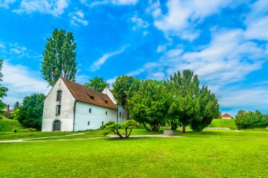 Varaždin park doğa bahar. / Eski Şehir Varaždin mermer Park'ta doğal görünümü, Hırvat seyahat yerler. 