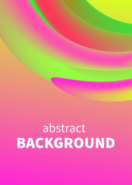 3D şekil, sıvı tasarım, elektronik müzik poster, Soyut El ilanı, gece kulübü, parlak arka plan afiş. Vektör çizim