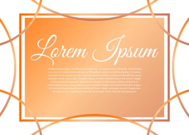 Kutlama için modern altın tebrik kartı. Düğün davetiyesi klasik kart. Düğün davetiyesi, vektör. Vektör çizgisi tasarım kartını. Doğum şablon tasarım. Vektör çizim. 