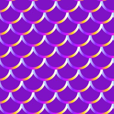 Geleneksel Japon Dikişsiz desen, renk balık squama, deniz kızı ölçekler, deniz kızı desen. Hisse senedi vektör