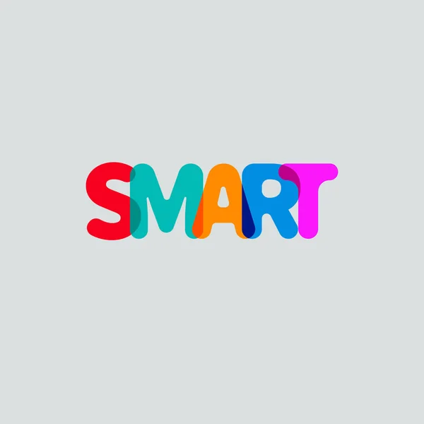 Word Smart Business Analytics Abbreviation Smart Color Letters — стоковый вектор