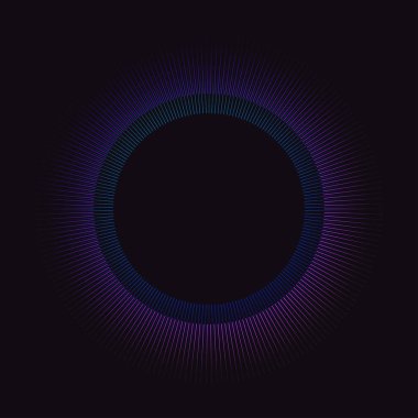 Gökkuşağı dairesi vektör güneş patlaması. Renkli güneş ışınları. Işınlar ile çerçeve.