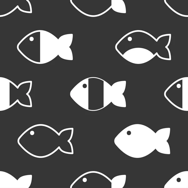 Abstrakt fisk mönster — Stock vektor