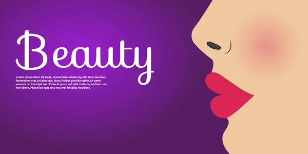 Folleto para salón de belleza — Vector de stock