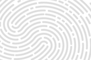 White background fingerprint, print, banner identification Vector illustration clipart